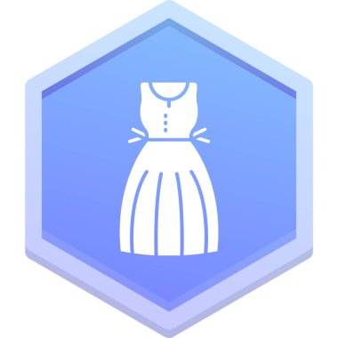 Güzel bir elbisenin vektör simgesi