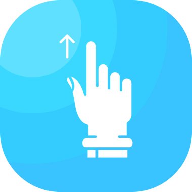 parmak dokunuşu simgesi - taslak biçimi