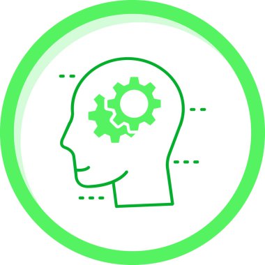 dişli simgesi, vektör çizimi