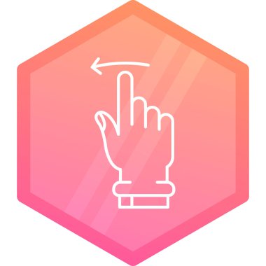 el simgesi, vektör illüstrasyonu