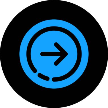 Okun yönünü belirleme simgesi - taslak biçimi