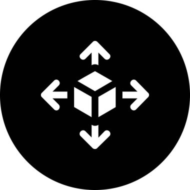 Oklar. Web simgesi basit illüstrasyon