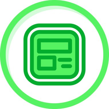 Kredi Kartı. Web simgesi basit illüstrasyon