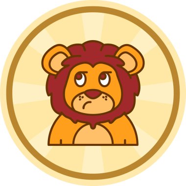 Aslan maskotu logo tasarımı