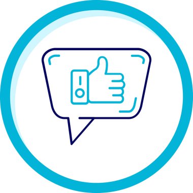 Başparmaklar yukarı. Basit tasarım