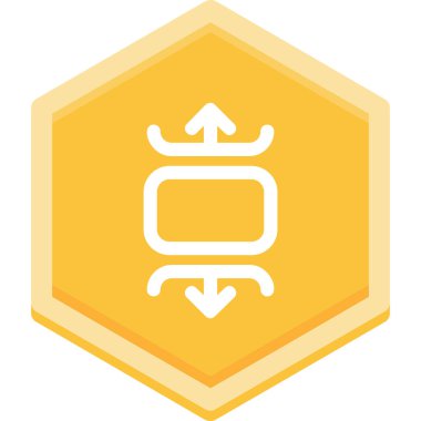 Modern bir simgenin vektör illüstrasyonu