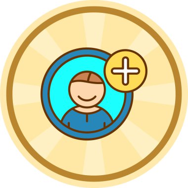 Bozuk parası olan bir kadının vektör çizimi