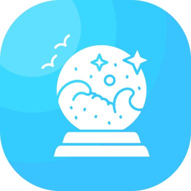 Beyaz arka planda izole edilmiş çizgi ay ve yıldız simgesi. Mavi özet konsepti. vektör.