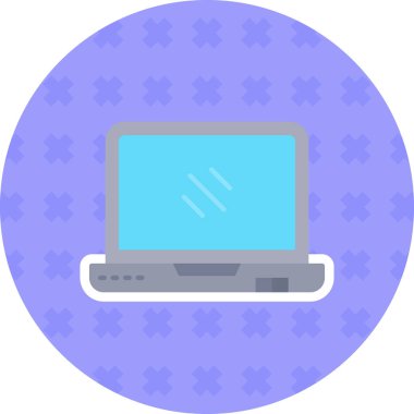 Bilgisayar. Web simgesi basit illüstrasyon