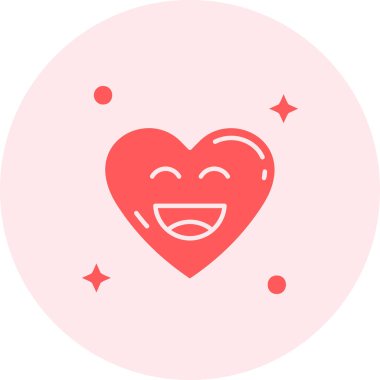 Mutlu yüz simgesi, vektör çizimi