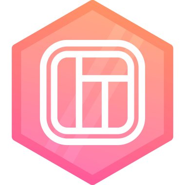 Altıgen simgesi olan eşsiz bir altıgen.