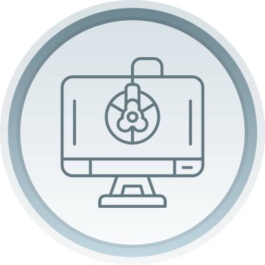 izleyici simgesi, vektör illüstrasyonu