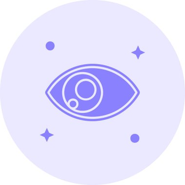 Göz simgesi vektör illüstrasyonu