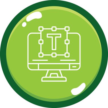 Modern b 'nin vektör illüstrasyonu eksik simgesi