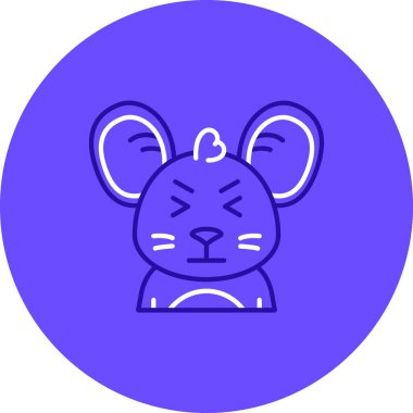 hayvan simgesi vektör illüstrasyonu