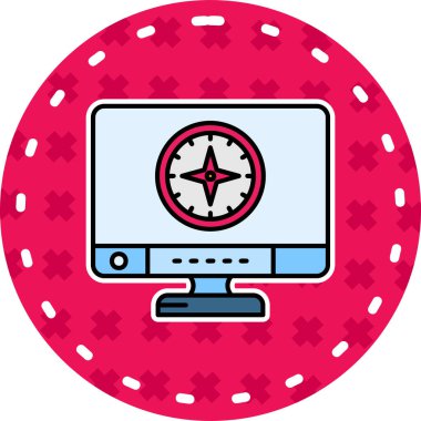 Casino çip kutsal kişilerin resmi, vektör çizim