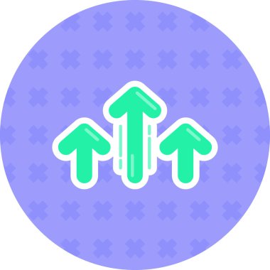 Ok. Web simgesi basit illüstrasyon