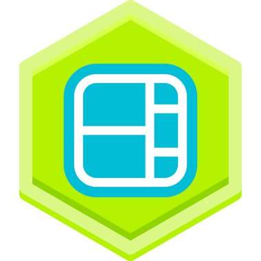 Modern bir simgenin vektör illüstrasyonu