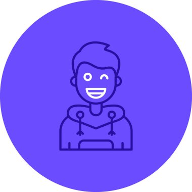 İnsan simgesinin vektör illüstrasyonu