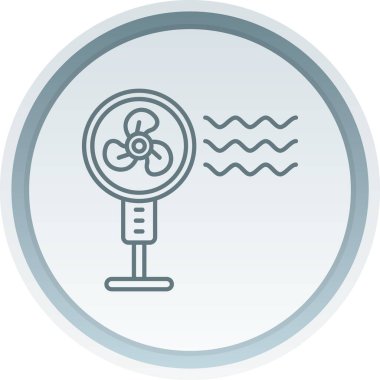 Benzersiz klima vektör kabartma simgesi