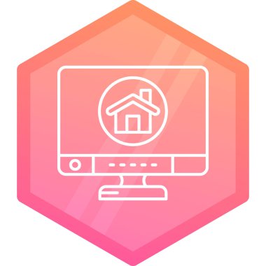 bilgisayar simgesi vektör illüstrasyonu