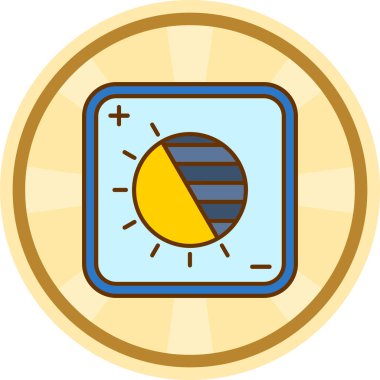 solar panel vektör simgesi