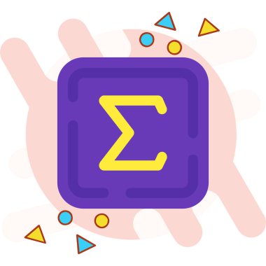 Oyunun bir simgesinin vektör illüstrasyonu