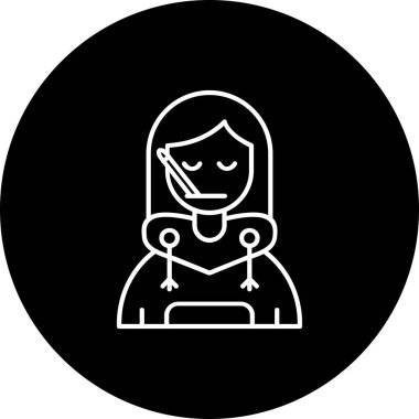 Kadın vektör illüstrasyonu