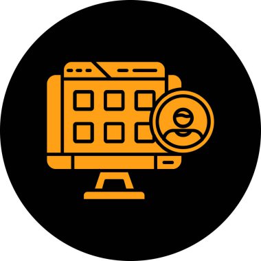 kamera simgesi vektör illüstrasyonu