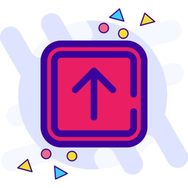 ok yönü simgesi doldurulmuş - taslak biçimi