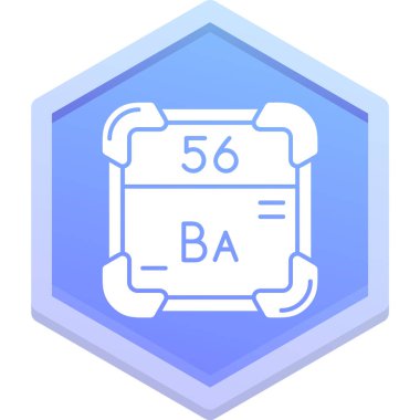 Kimyasal simge vektör çizimi