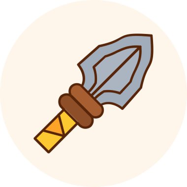 Balta renkli vektör simgesi