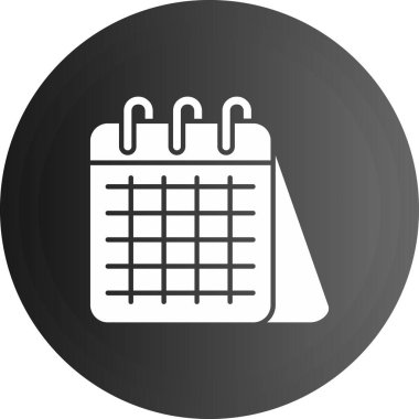 vektör Takvimi Simgesi illüstrasyonu