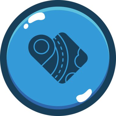 Su. Web simgesi basit illüstrasyon