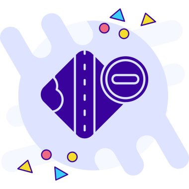 Müzik notası simgesinin vektör illüstrasyonu