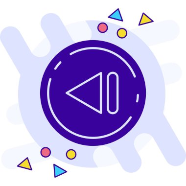 Konuşmacı. Web simgesi basit illüstrasyon