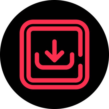 Eğilim biçimi izole edilmiş arkaplanda ok simgesi