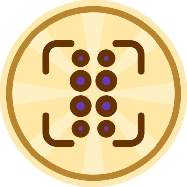 Yemek. Web simgesi basit illüstrasyon