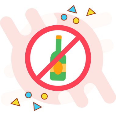 taslak biçiminde alkollü içecek ikonu yok