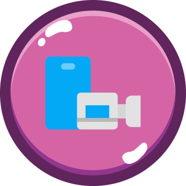 Modern bir simgenin vektör illüstrasyonu