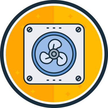 fan simgesi vektör illüstrasyonu