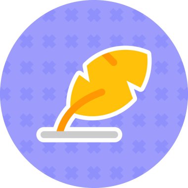 Tek bir simgenin vektör illüstrasyonu