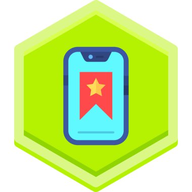 Cep telefonu. Web simgesi vektör illüstrasyonu