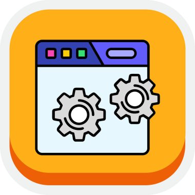 seo modern simgesinin vektör illüstrasyonu