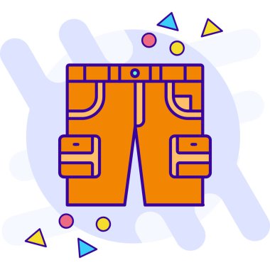 vektör modern seyahat simgesi illüstrasyonu