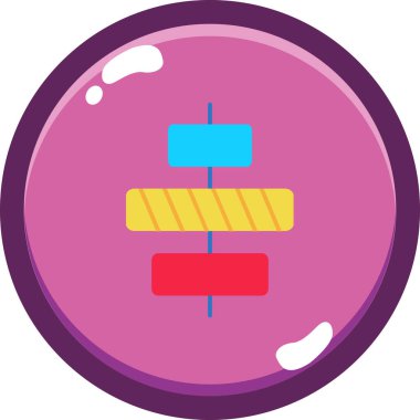 - Şeker. Web simgesi basit illüstrasyon