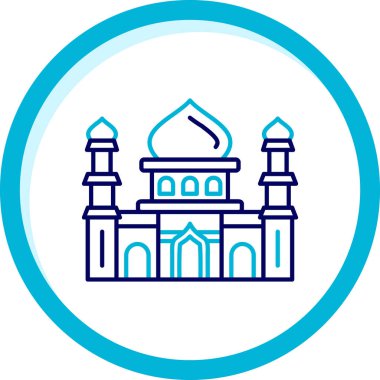 Cami. Web simgesi basit illüstrasyon