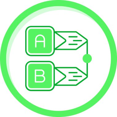 b & b simgesi, modern tasarım illüstrasyonu