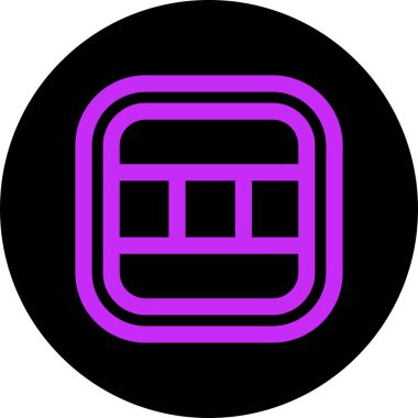 Modern bir simgenin vektör illüstrasyonu