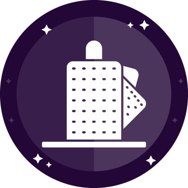 Modern b 'nin vektör illüstrasyonu eksik simgesi